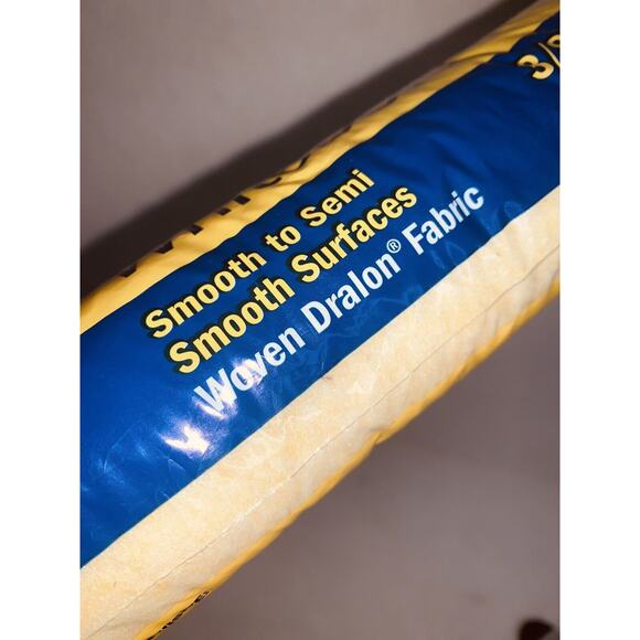 18" Nap Roller Purdy 140670182 White Dove Woven Dralon 3/8" Latex Oil Basd Paint - Picture 9 of 10